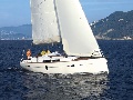 At sea
