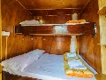 Double bed cabin with extra bed
