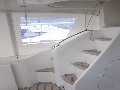 Stairs to the fly bridge