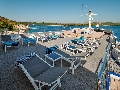 Sun lounges at upper deck