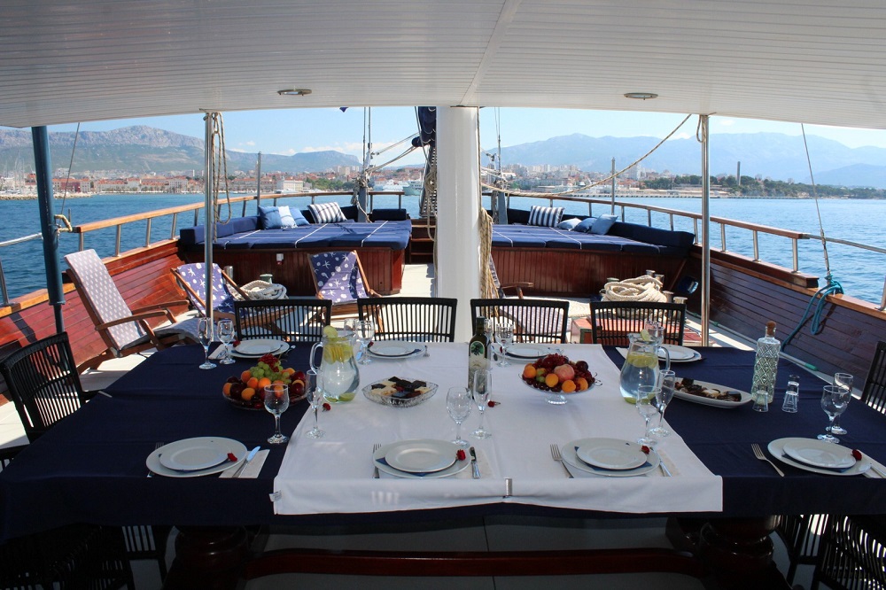 Sala da pranzo a ponte