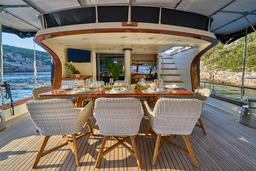 Stern deck