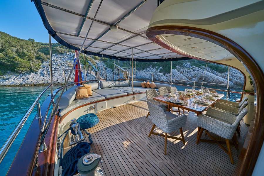 Stern deck