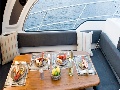 Dining table on board