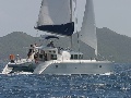 At sea