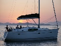 Sonnenuntergang am Bord