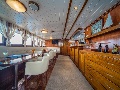 Dining zone and the galley