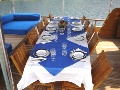Dining on deck