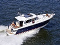At sea