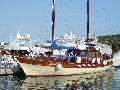 On dock