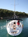 Looking at the stern
