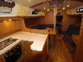 Galley and saloon