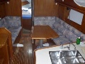 Galley and saloon