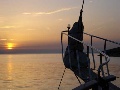 Sunset at bow