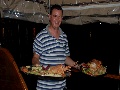 Enjoying Dalmatian cuisine