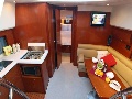 Galley and saloon