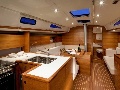 Galley and saloon