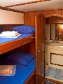 Bunk beds in one cabin
