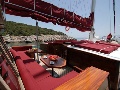 Bow sitting area and sun deck
