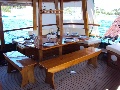 Stern dining area