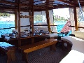 Stern dining area
