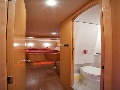 Cabin with toilet