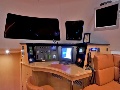 Navigation desk in the saloon