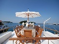 Dining table on deck