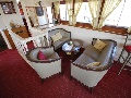 Sitting in the saloon