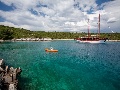 Relaxing in a bay