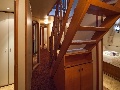 Hallway between the cabins