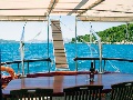 On stern deck