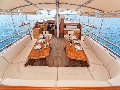 Dining on stern deck