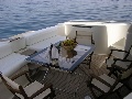 Table and seats on deck