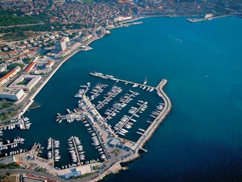 Bird view - ACI marina Split