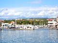 Blick auf die Marina von der Altstadt Zadar