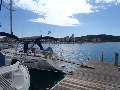 Sailing yachts in the marina