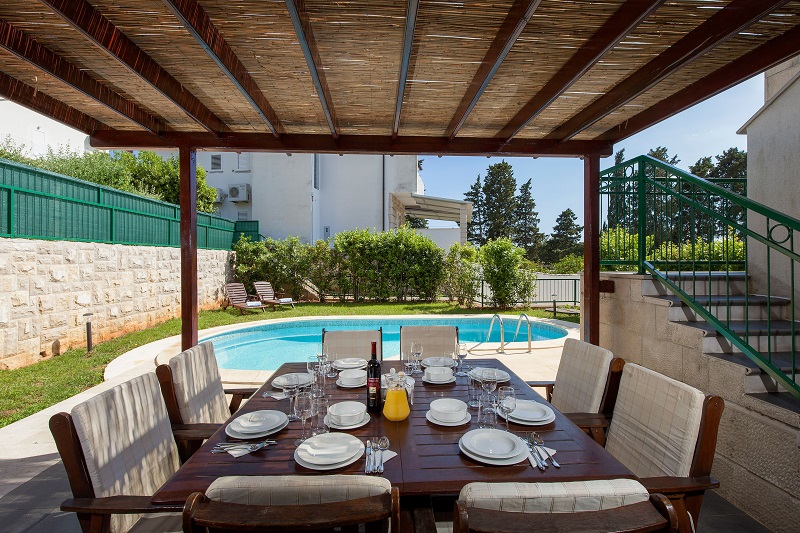 Sala da pranzo all'aperto