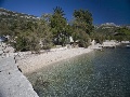 Small beach in front of the house