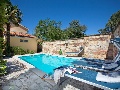 Sun lounges at the pool