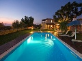 Pool in the evening