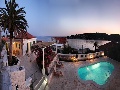 Villa Mir Vami with pool at night