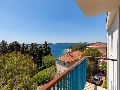 Balcony with a sea view