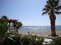 Beach in front of the hotel