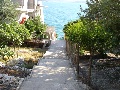 Path from apartment towards the sea