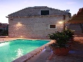 Pool in the evening