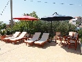 Sun lounges at the pool
