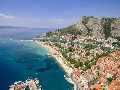 Vista dell'uccello su Omis