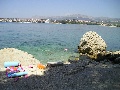 Spiaggia davanti all'albergo