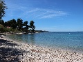 Spiaggia davanti alla villa